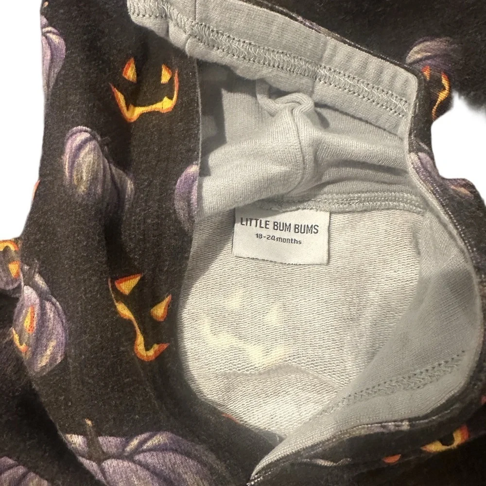 Kids Pumpkin Hoodie Pants Set